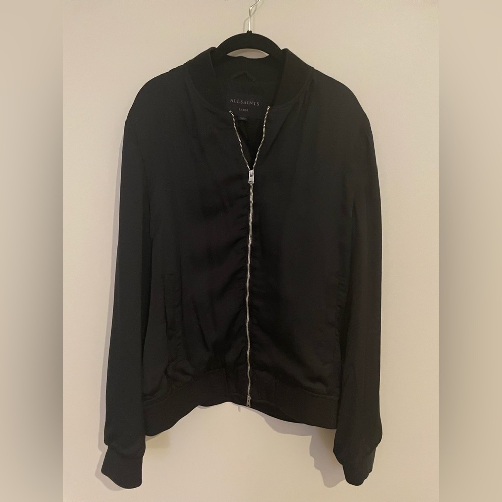 Silk Allsaints Bomber Jacket